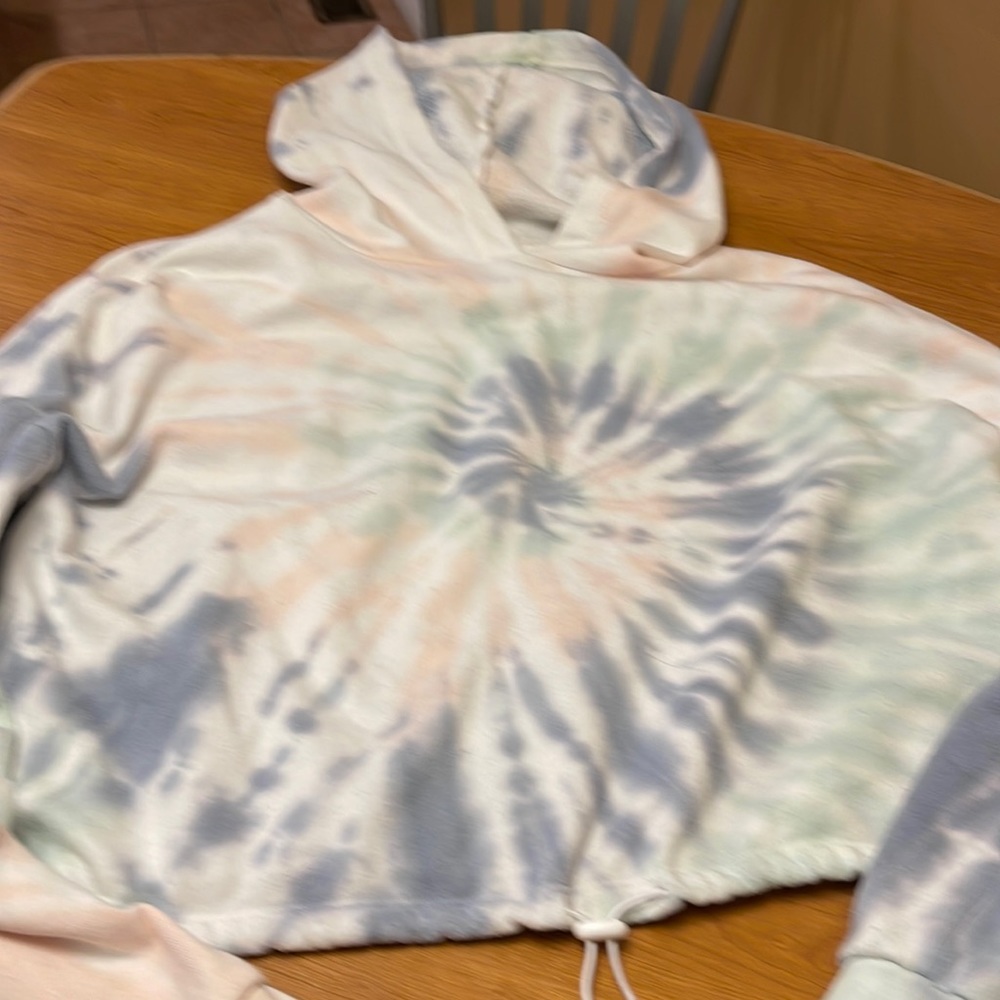Tie dye Womens light hoodie